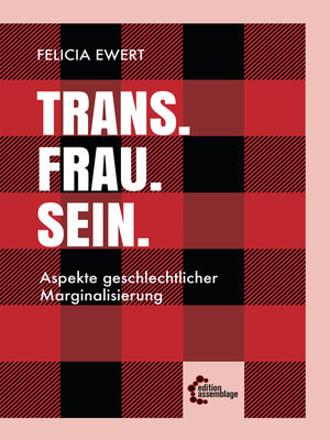 cover image of Trans. Frau. Sein.